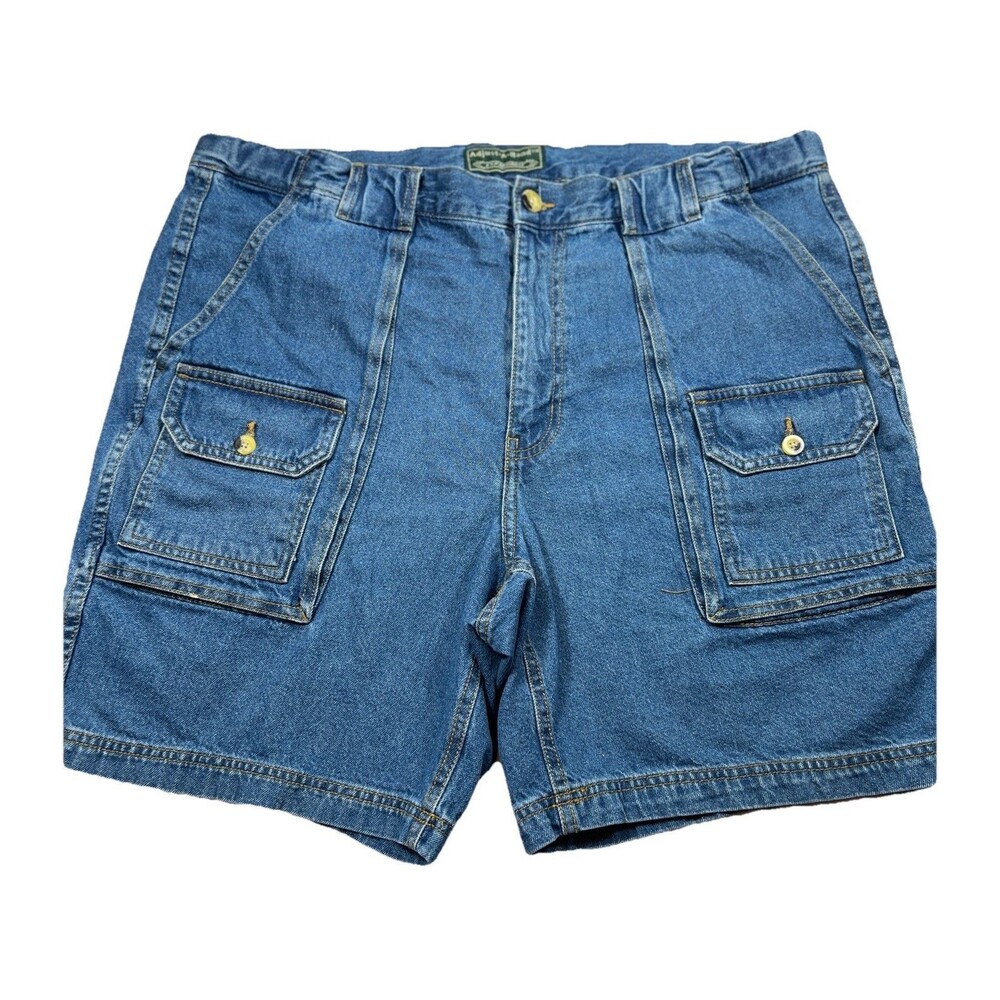 Adjust A Band Expandable Mens Cargo Shorts Size 40 Waist Stretch Waistband
